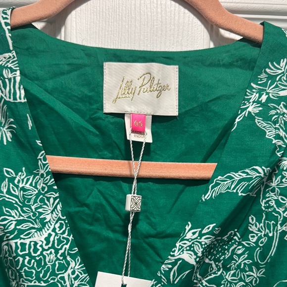 Lilly Pulitzer Green Floral Dress - Picture 6 of 9
